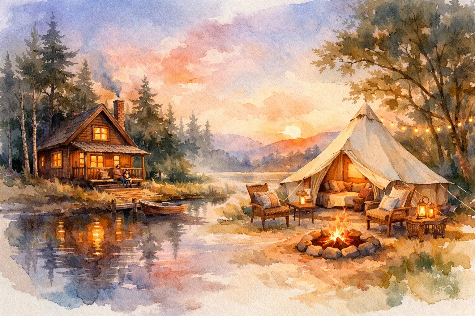 Domek czy glamping na rocznicę?