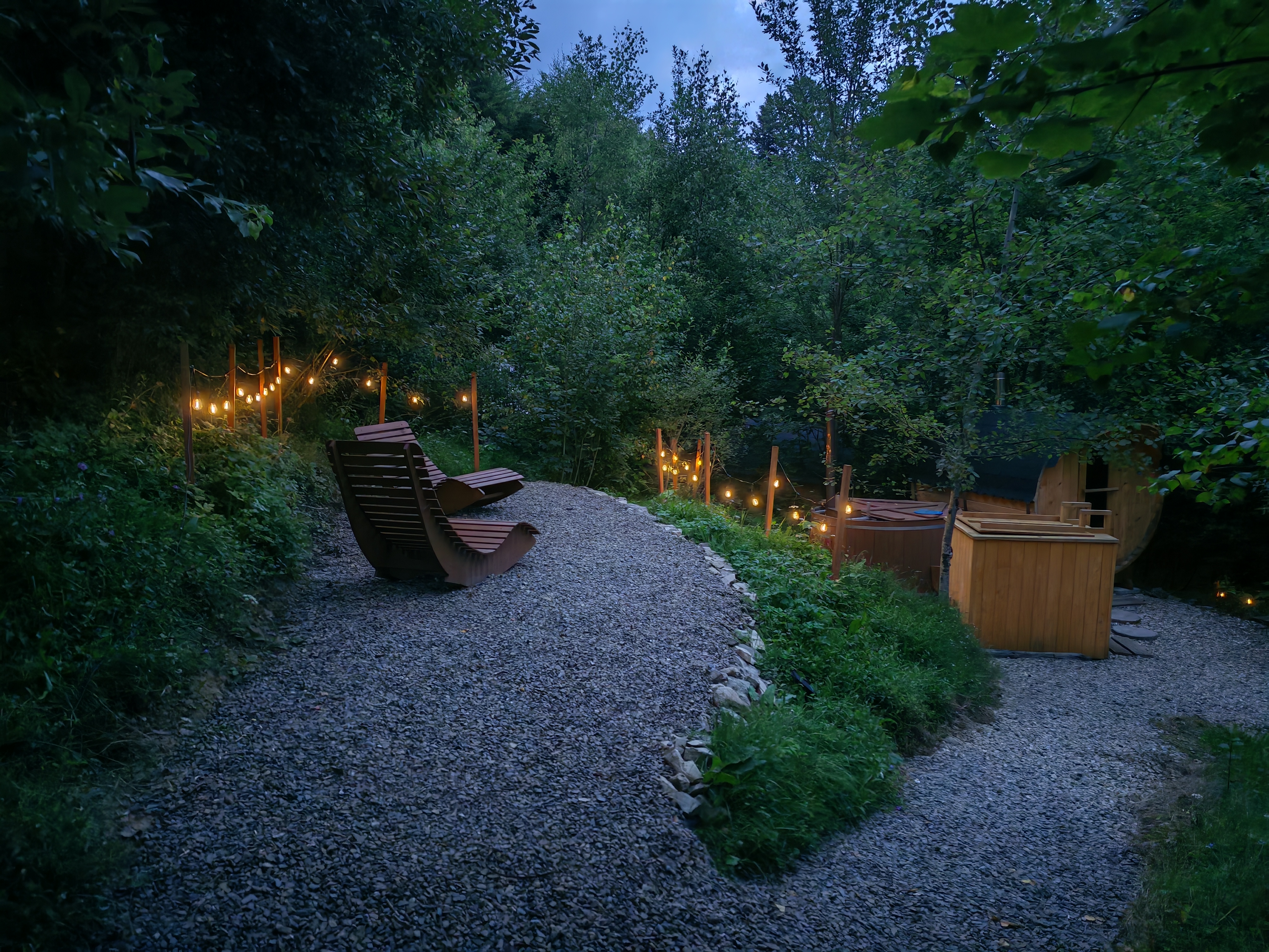 evening spa area